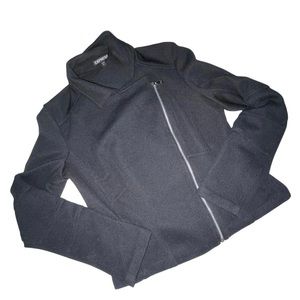 Black Side Zip Blazer